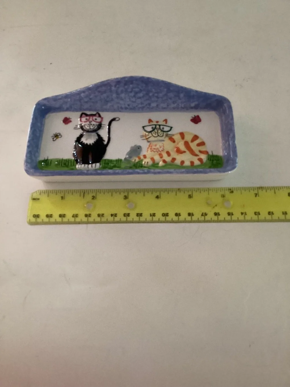 3D “Kitties in Glasses”eyeglasses or trinket tray.
